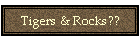 Tigers & Rocks??